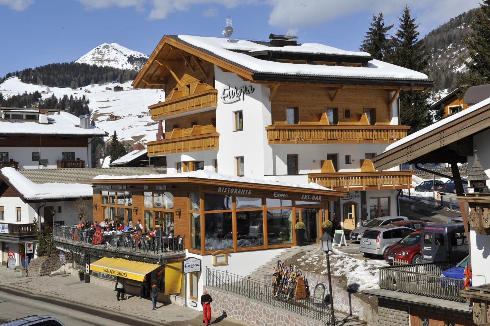 Hotel Europa Dolomites Selva di Val Gardena Exteriör bild
